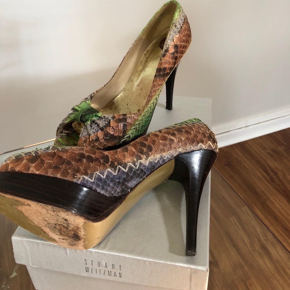 Stuart Weitzman Python Sz 8.5 - image 3